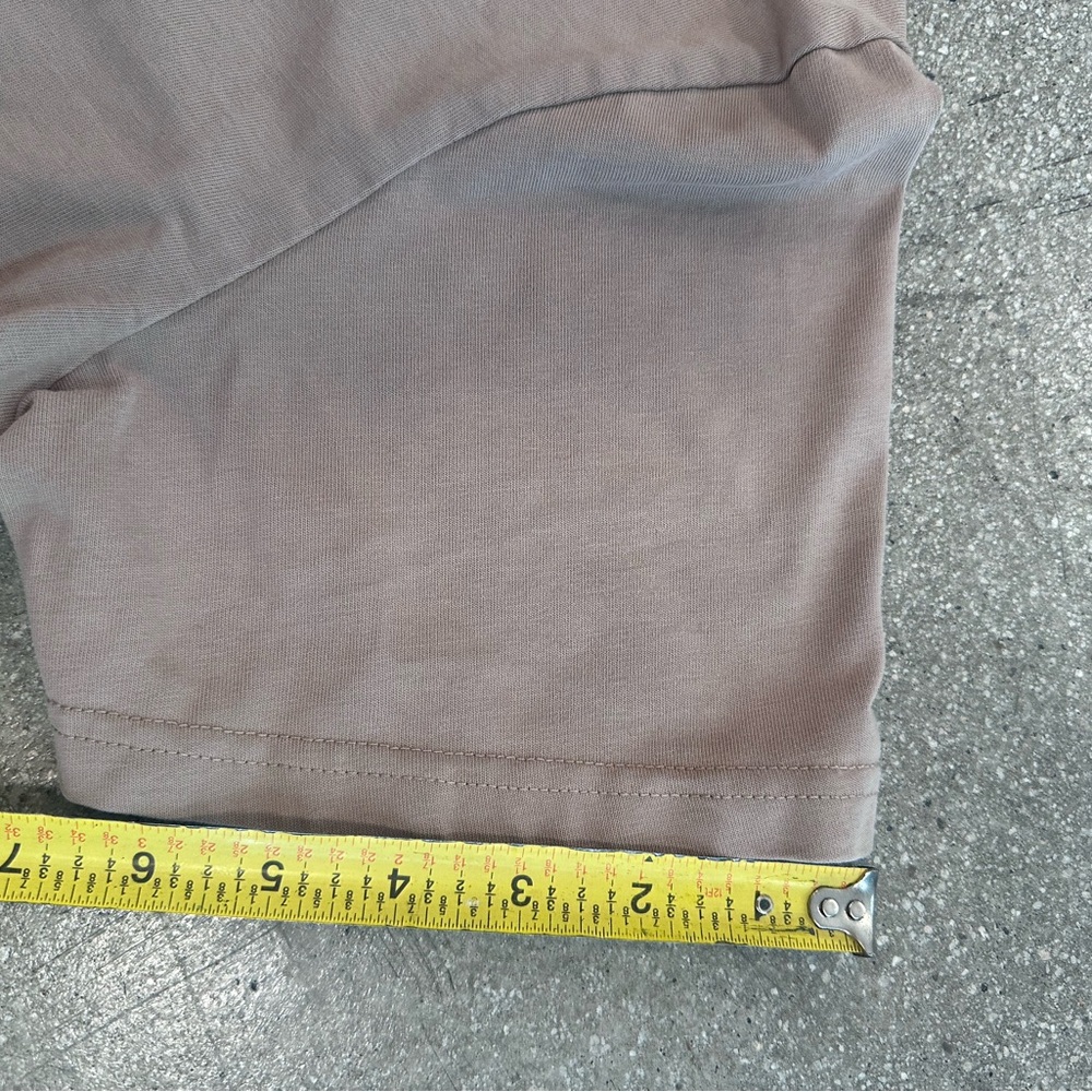 Fear of God Essentials Tan Short Sleeve Tee (W/Stain*) 100% Cotton Shott Sleeve - Picture 8 of 9